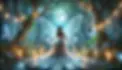 DALL·E 2024-11-15 12.11.59 - A magical fairy in a whimsical, enchanting forest setting, il