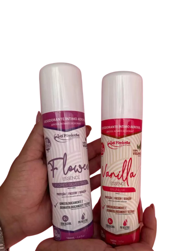 Desodorante íntimo feminino com fórmula delicada
