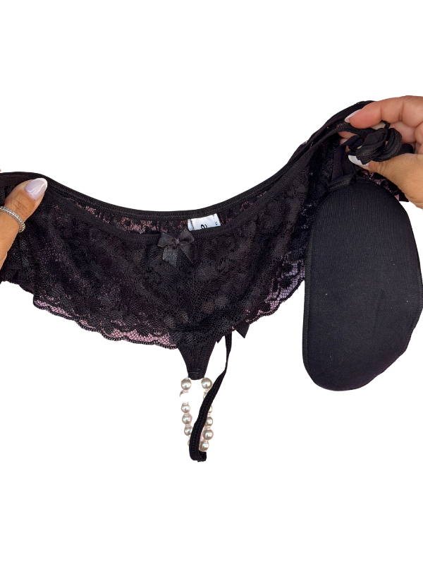 Calcinha tailandesa com pérolas