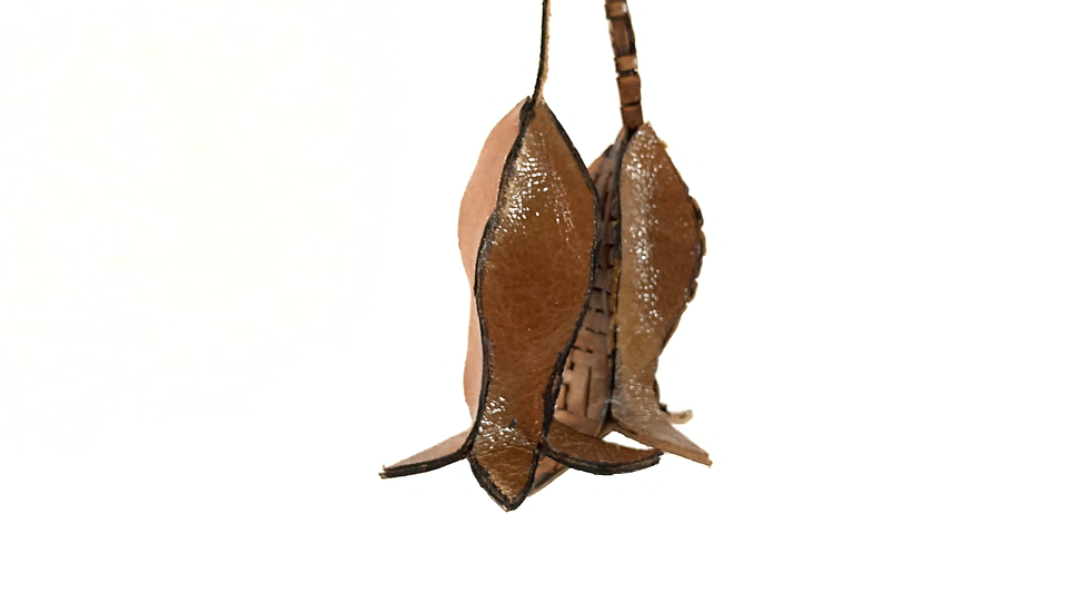 Thumbnail: Swamp Leather Flower Keyring