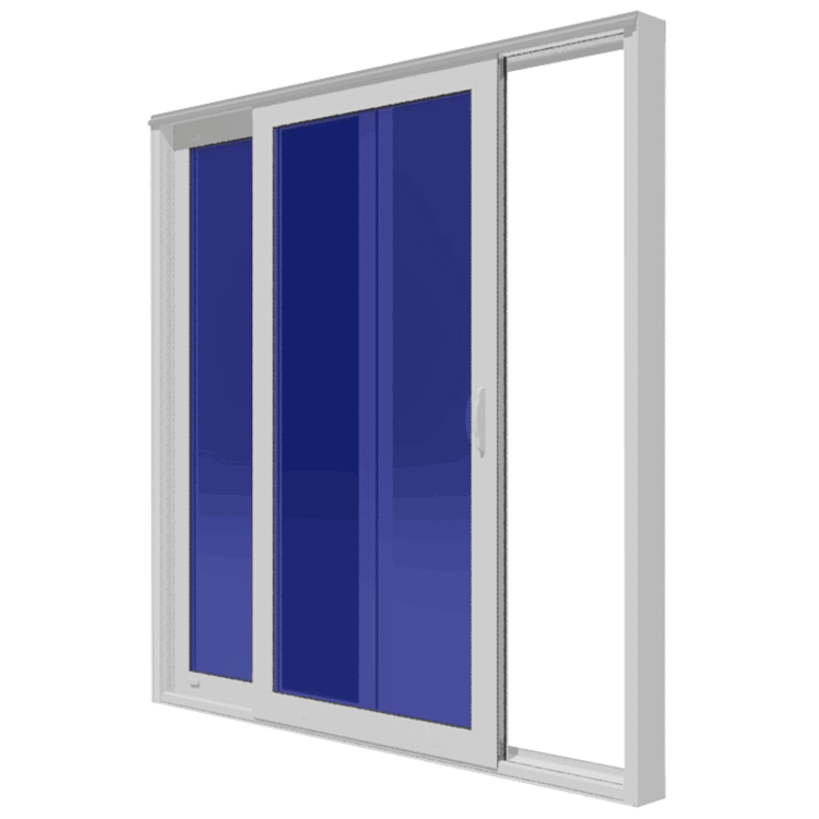 Sliding glass impact window