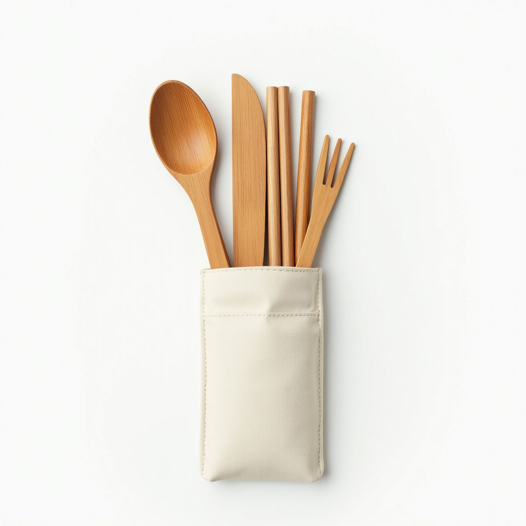 Bamboo Travel Utensil Set