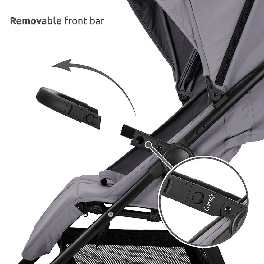 Removable front bar