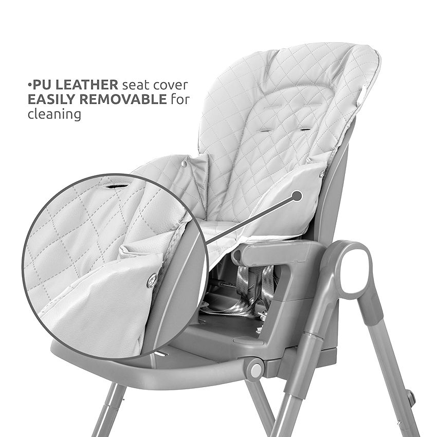Leather seat cover easily removable for cleaning