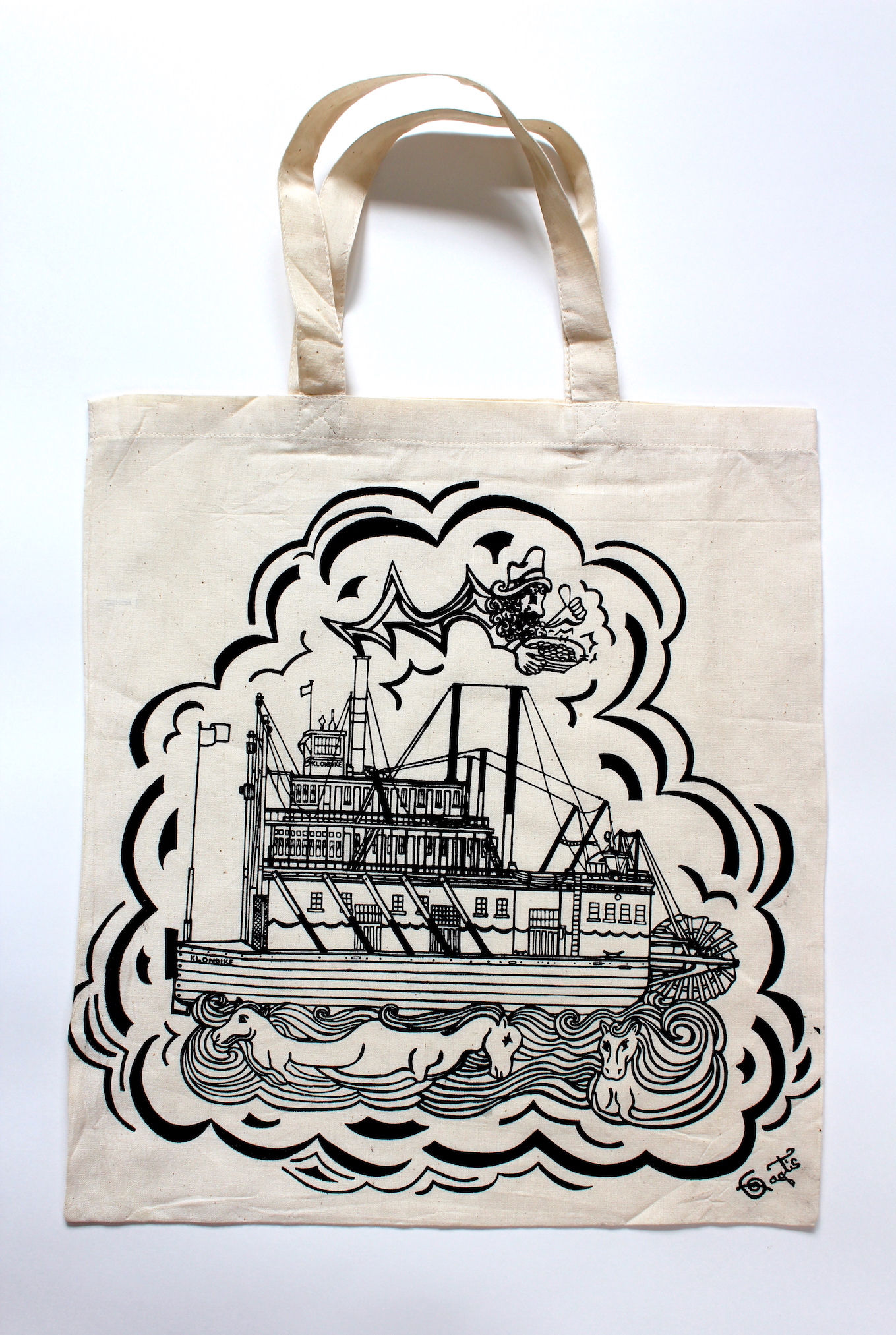 S.S. Klondike Gold Panner - Tote Bag