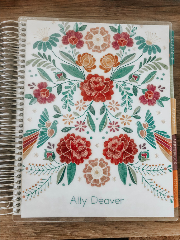 My Erin Condren Life Planner 2018-2019