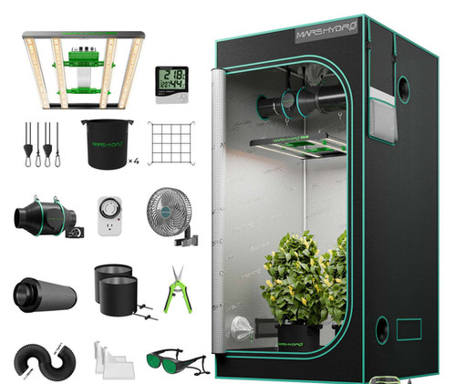 Mars Hydro FC-3000-EVO Komplett Set 100x100x180 cm | Simple Grow