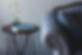 Blue Couch and End Table