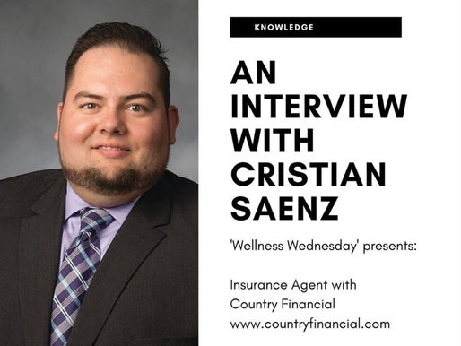 Wednesday | 7/15/2020 | Wellness Wednesday w/ Cristian Saenz (Country Financial)
