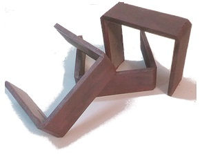 Miniatura: Remate efecto forja, en negro mate y negro oxido mate