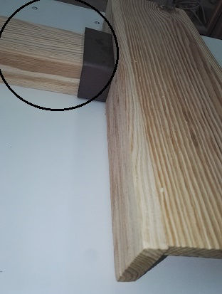 Miniatura: Viga hueca decorativa, Largo 2450, sección 80*110*80