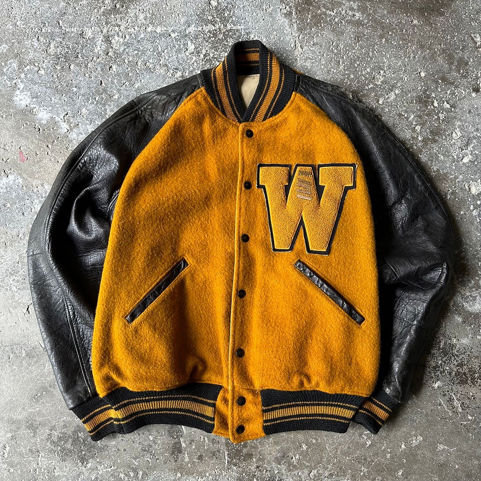 70s VARSITY JACKET M