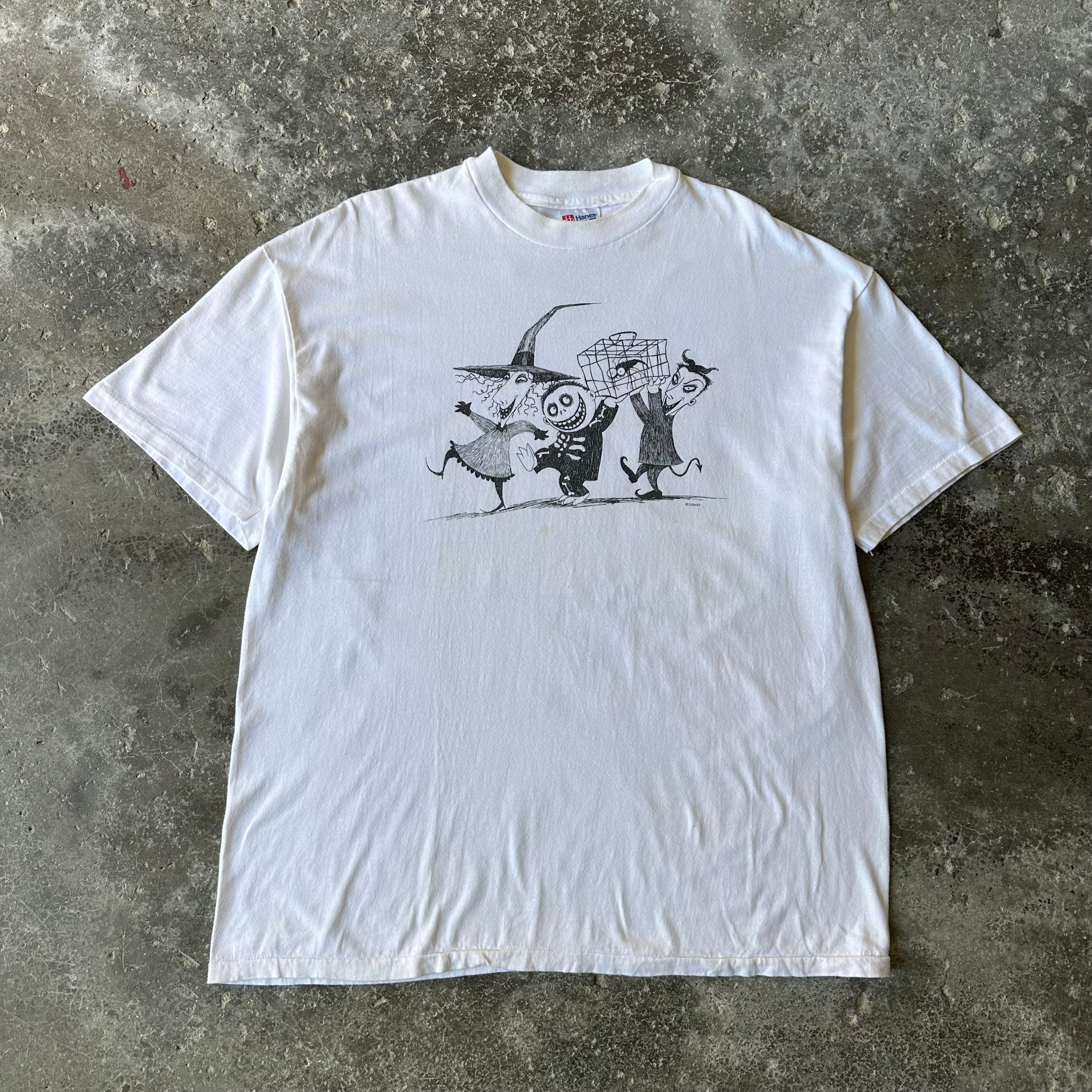 90s NIGHTMARE BEFORE CHRISTMAS SINGLE STITCH TEE XL