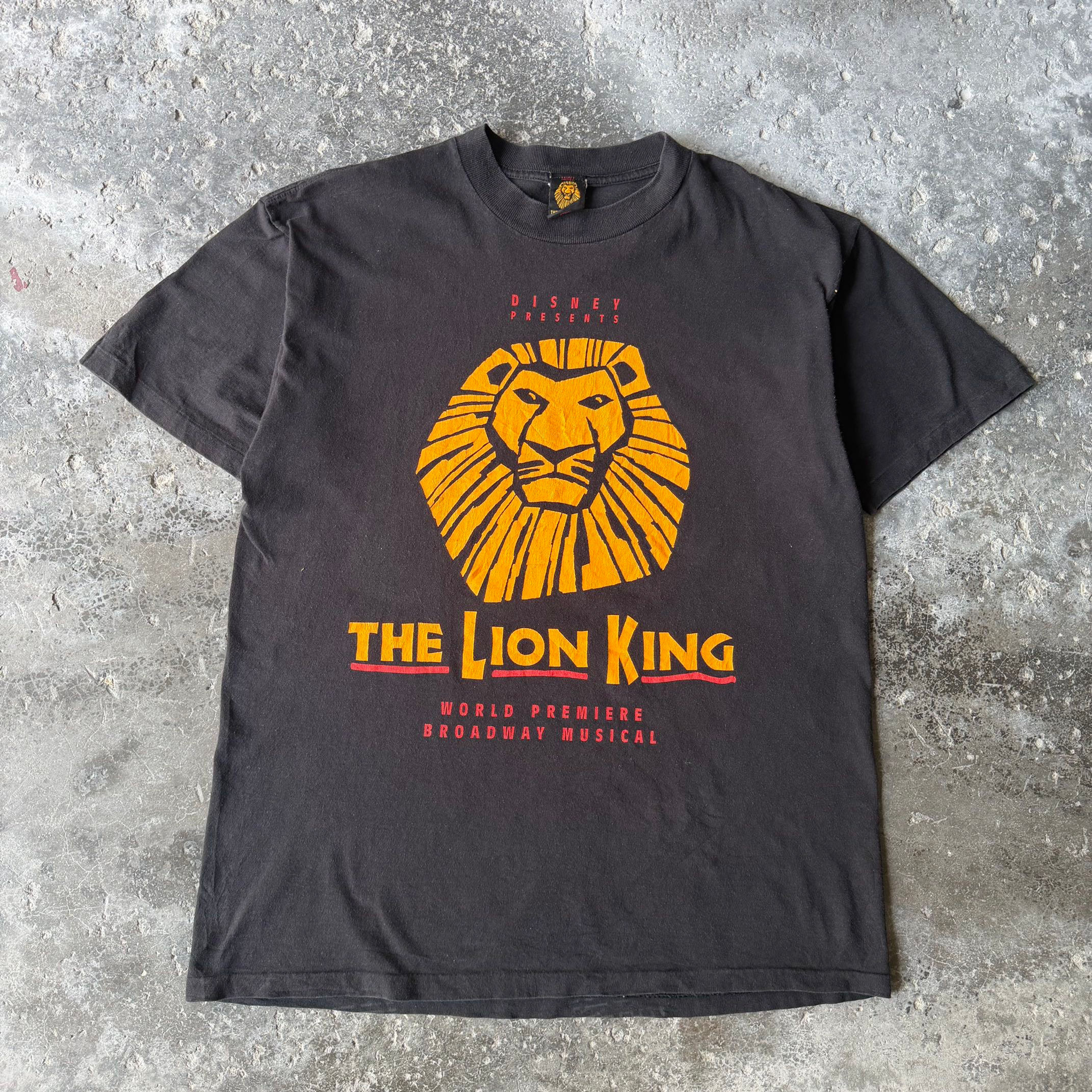 90s LION KING SINGLE STITCH TEE L