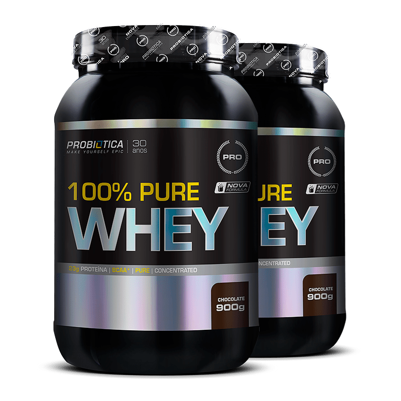 100% PURE WHEY, 900GR - PROBIÓTICA
