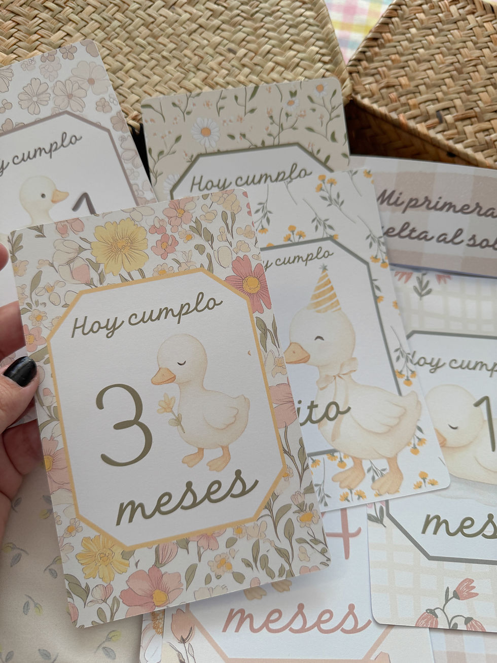 Miniatura: Set de Tarjetas Fotos Cumplemes (Imprimible)