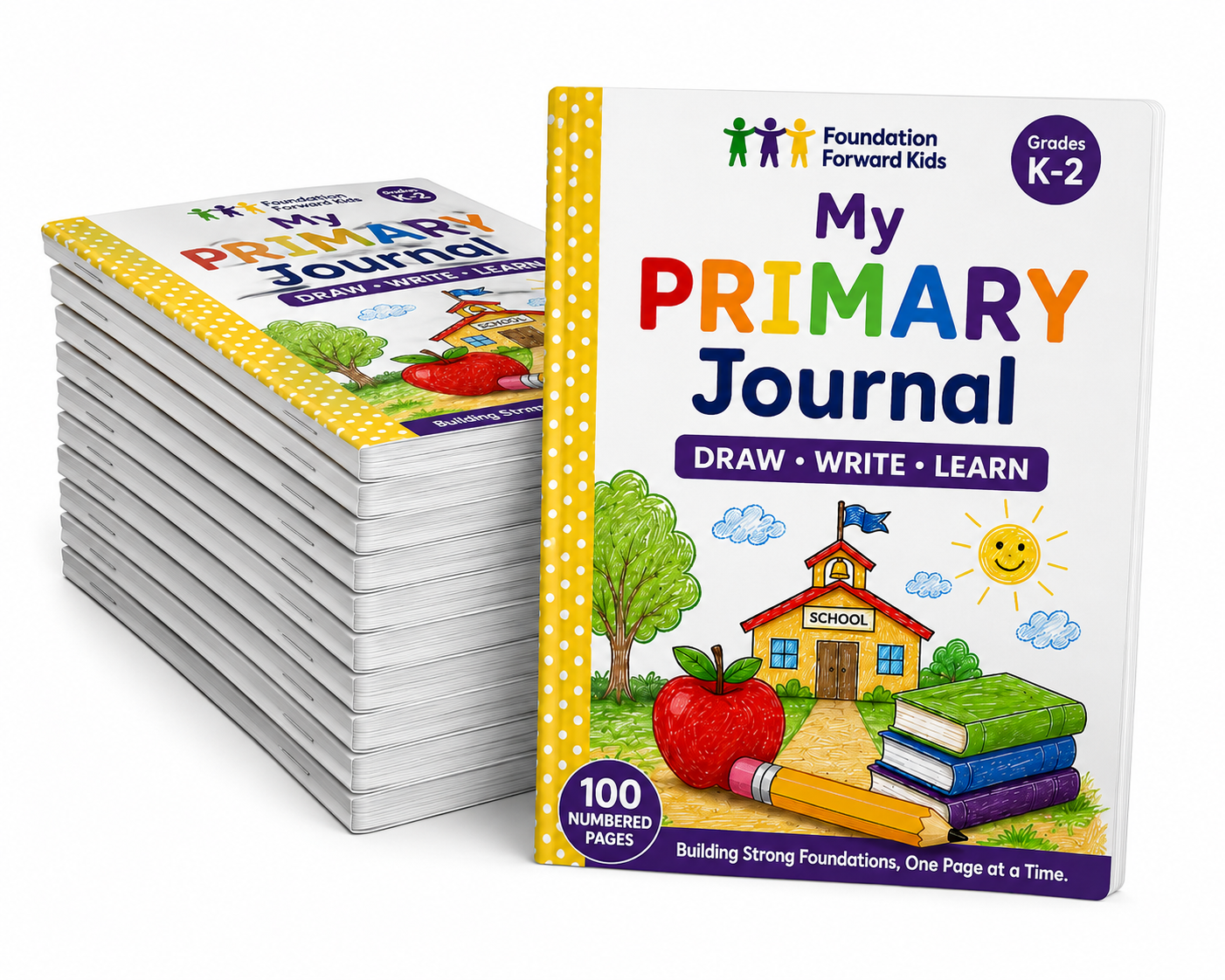 Foundation Forward Kids™ My Primary Journal – Classroom Pack (25 Journals)