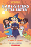 Three girls walk down a street. One is wearing a Dorothy Wizard of Oz costume. One is dressed as a flower girl carrying a bouquet. One is dressed as a witch. The setting is fall.