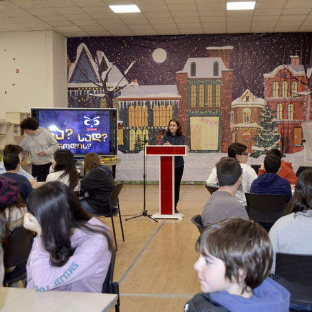 „რა სად როდის“ მეშვიდე და მერვე კლასების მონაწილეობით