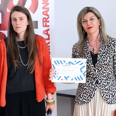 CEA-ს ფრანგული ენის მასწავლებელმა ფრანგული ინსტიტუტის მიერ გამოცხადებულ კონკურსში გაიმარჯვა 