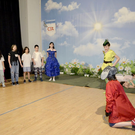 პიტერ პენი - მეოთხე ბ კლასის ინგლისურენოვანი სპექტაკლი