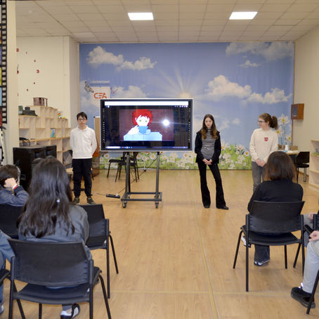 CEA-ს მერვეკლასელებმა ანიმაციები შექმნეს