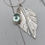Thumbnail: Angel inspired pendant with aquamarine