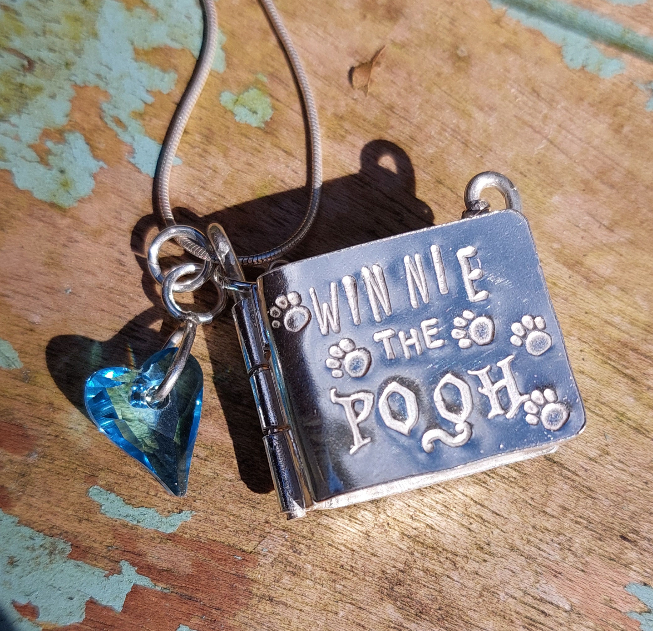 Winnie the Pooh book locket