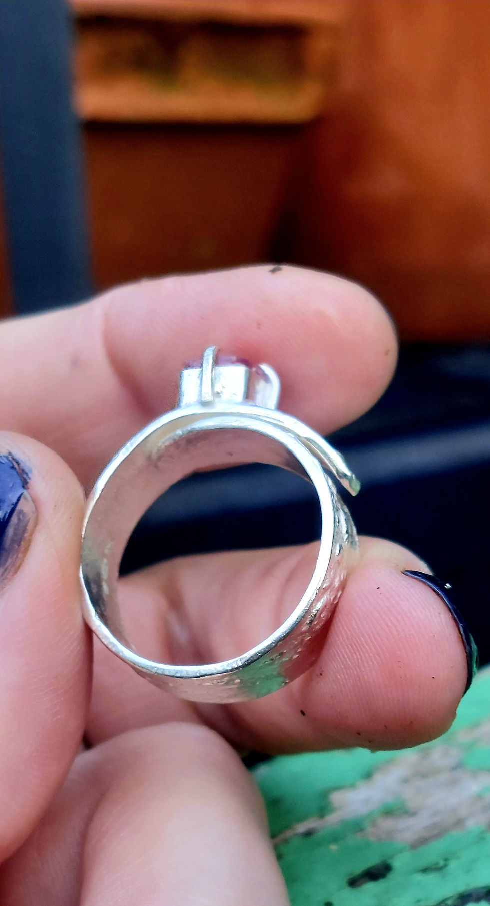 Thumbnail: Wrap Ring with Octagonal Faceted Pink Toopaz