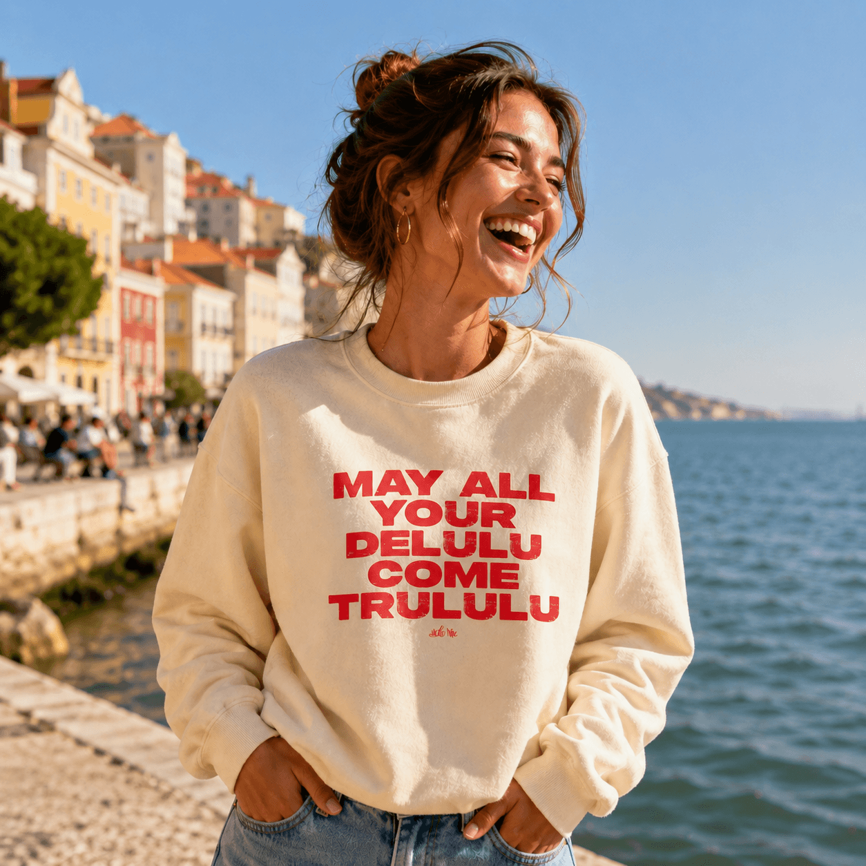 Unisex Sweatshirt - May all your Delulu come Trululu