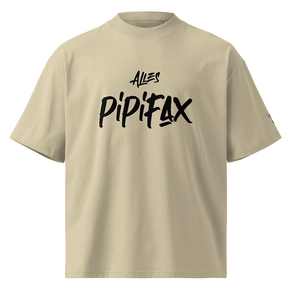 Thumbnail: Bio Oversized High-Neck T-Shirt - Pipifax