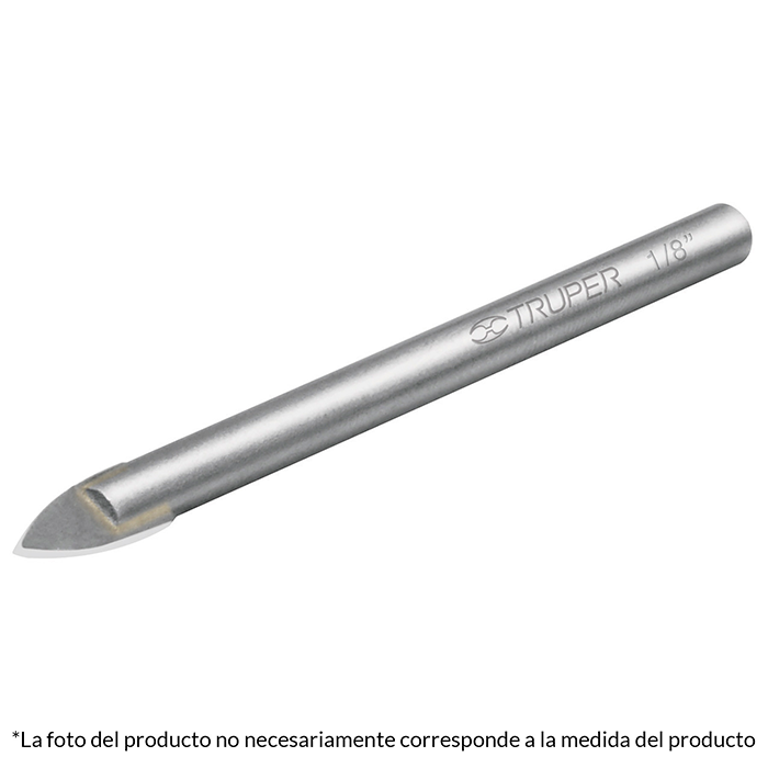 BROCA VIDRIO Y AZULEJO  5/16"X3" TRUPER BVI-5/16