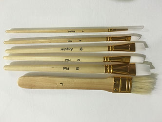 paint brush sizes, Liberated Art Canvas