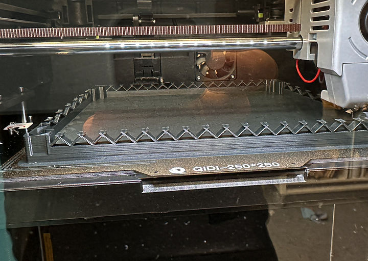 Volle Bauraumauslastung mit einer 230 x 230 mm Grundfläche.