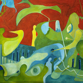 FREEDOM IS IN THE MIND, Original oil painting by Kent Artist, 