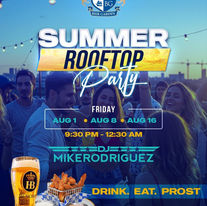 Alexandria Biergarden Rooftop Summer Party with DJ Mike Rodriguez