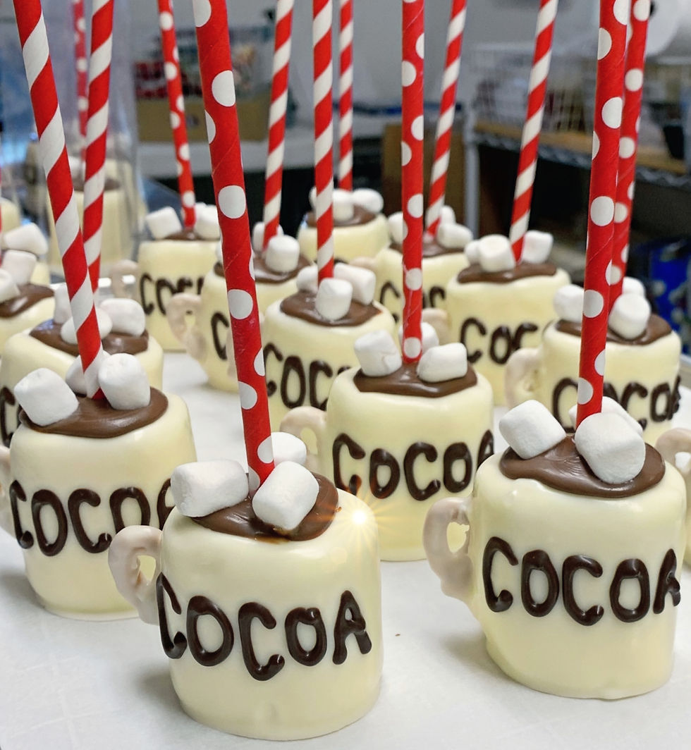 "Cocoa" Marshmallow Pops