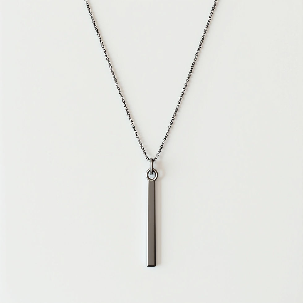 Diskret Silverhalsband