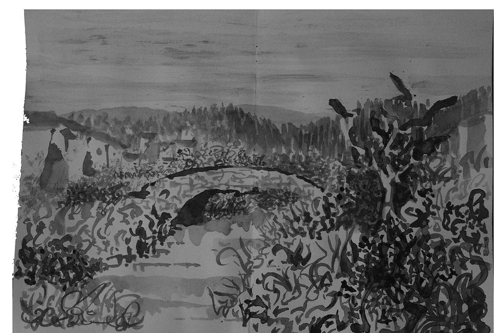 White bridge