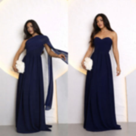 Vestido azul marinho 