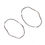 Miniatura: TITANIUM  LARGE SIZE HOOPS