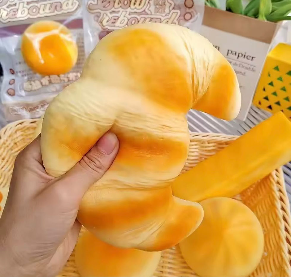 Thumbnail: Slow-Rising Croissant Squishy Toy – Stress-Relieving, Super-Soft, and Creative