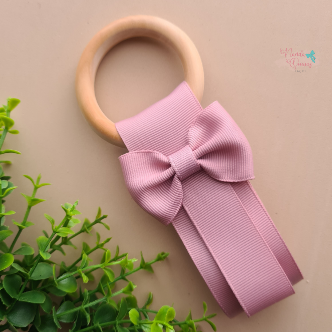 Porta Laços Duplo - Nude