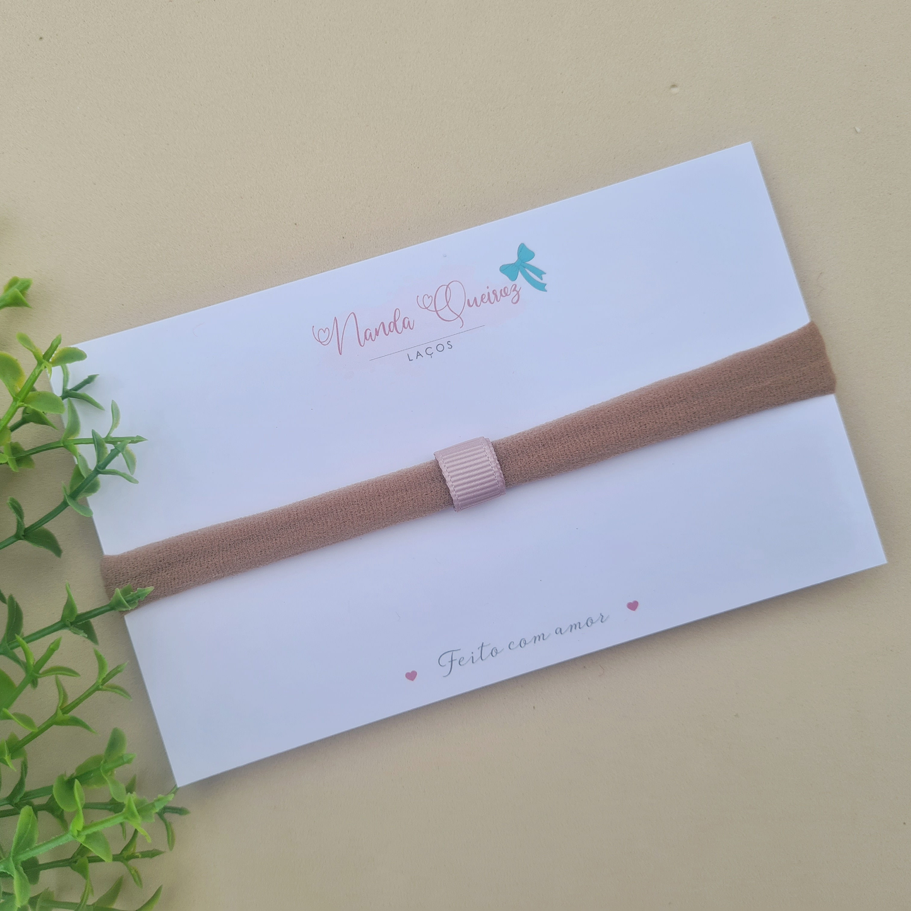 Faixinha Slim Adaptável - Nude