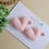 Miniatura: Duplinha Hair Clips Corações Cotelê - Rosa Claro