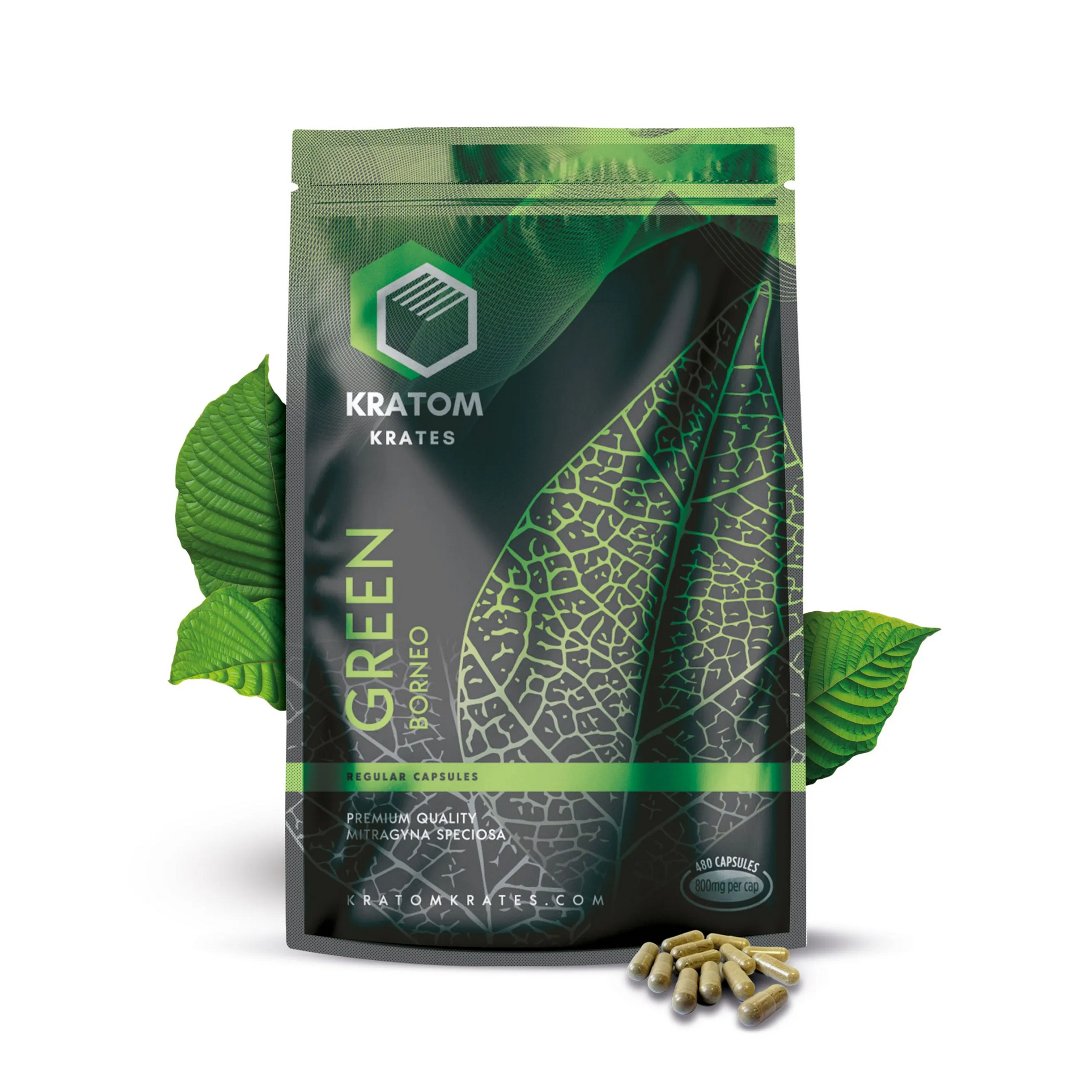 Green Borneo Malaysian Capsules 800 mg