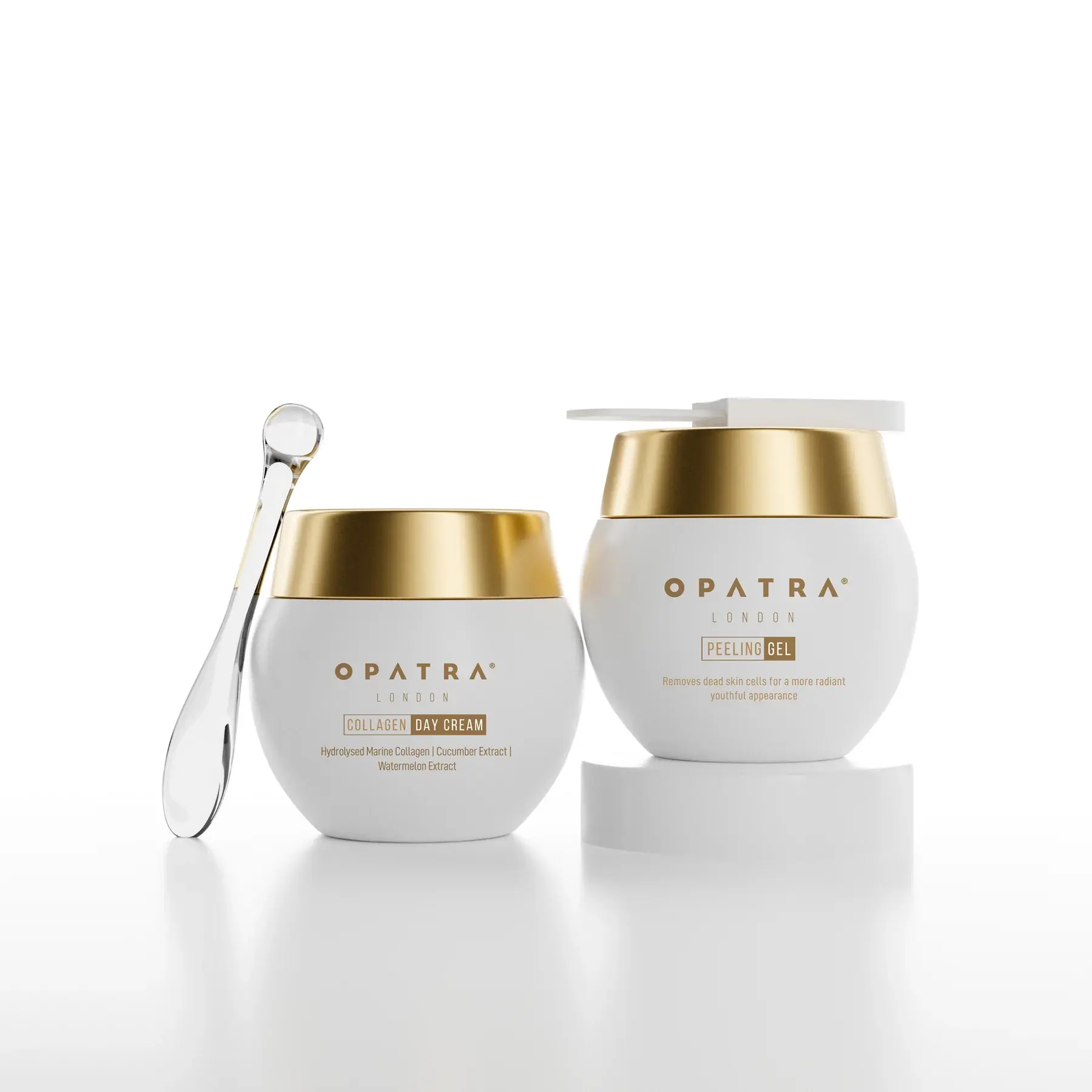 OPATRA LONDON GO AND GLOW SETPEELINGGEL & COLLAGEN DAY CREAM