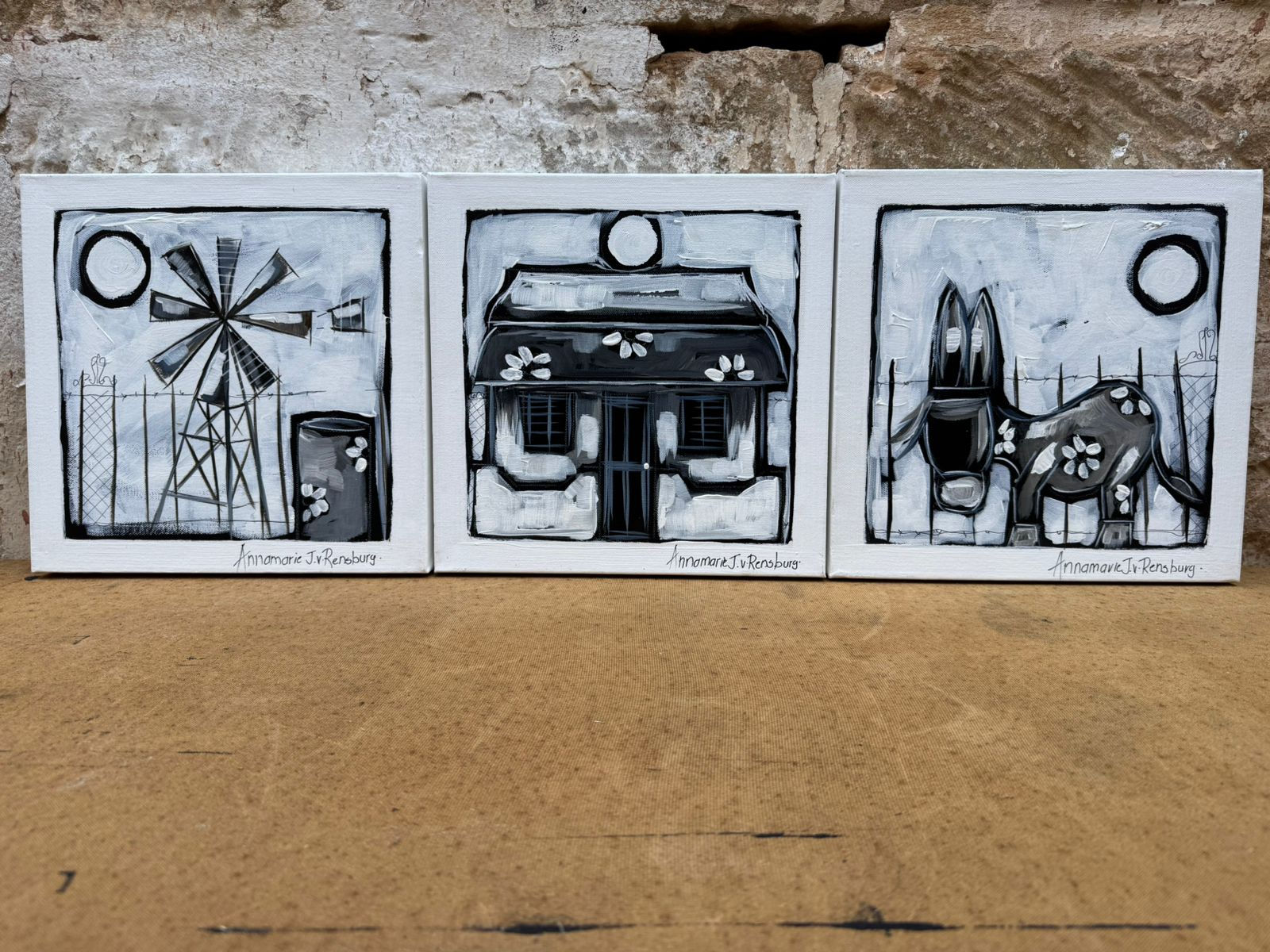 White donkey (set/3) price per unit