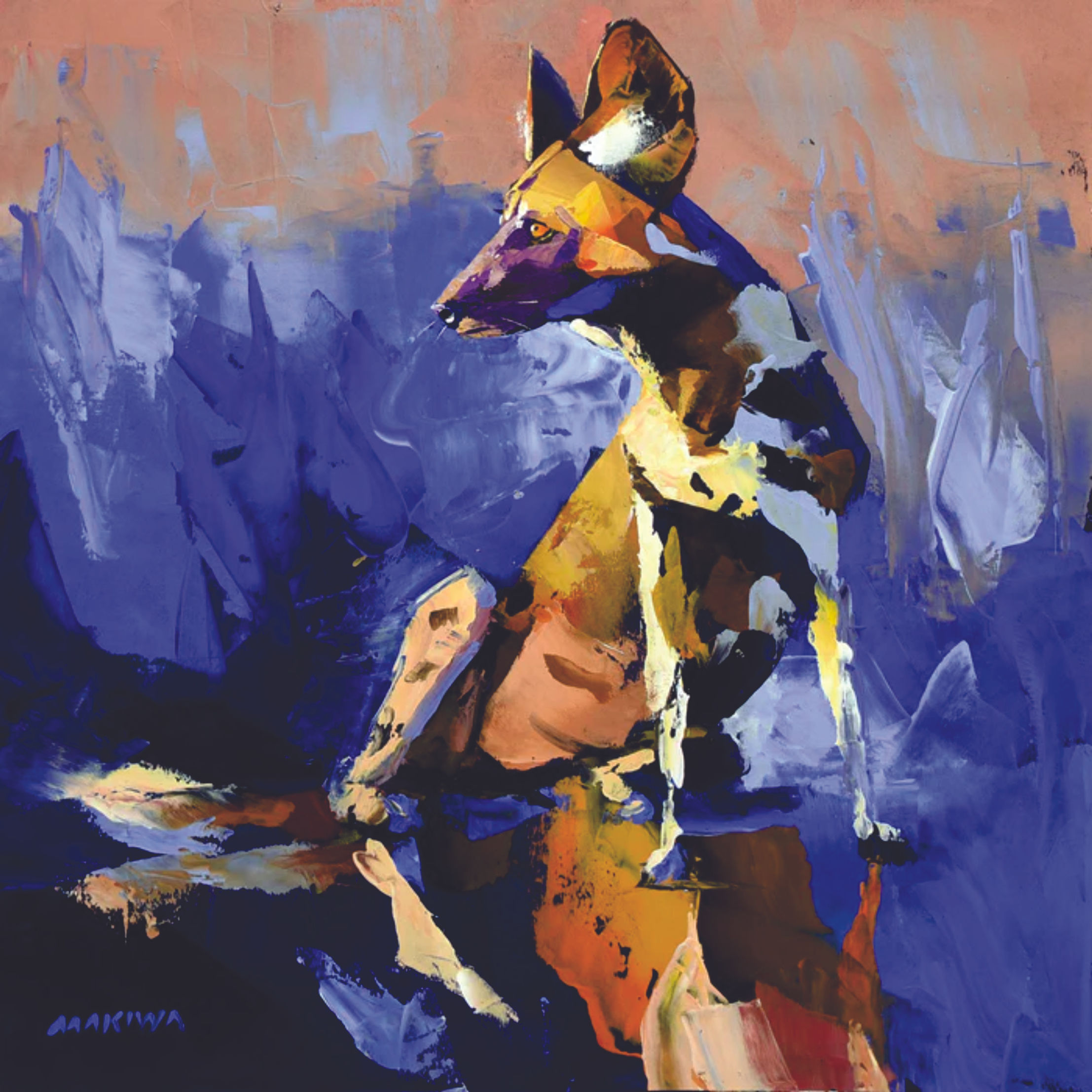 Deep Blue Wild Dog
