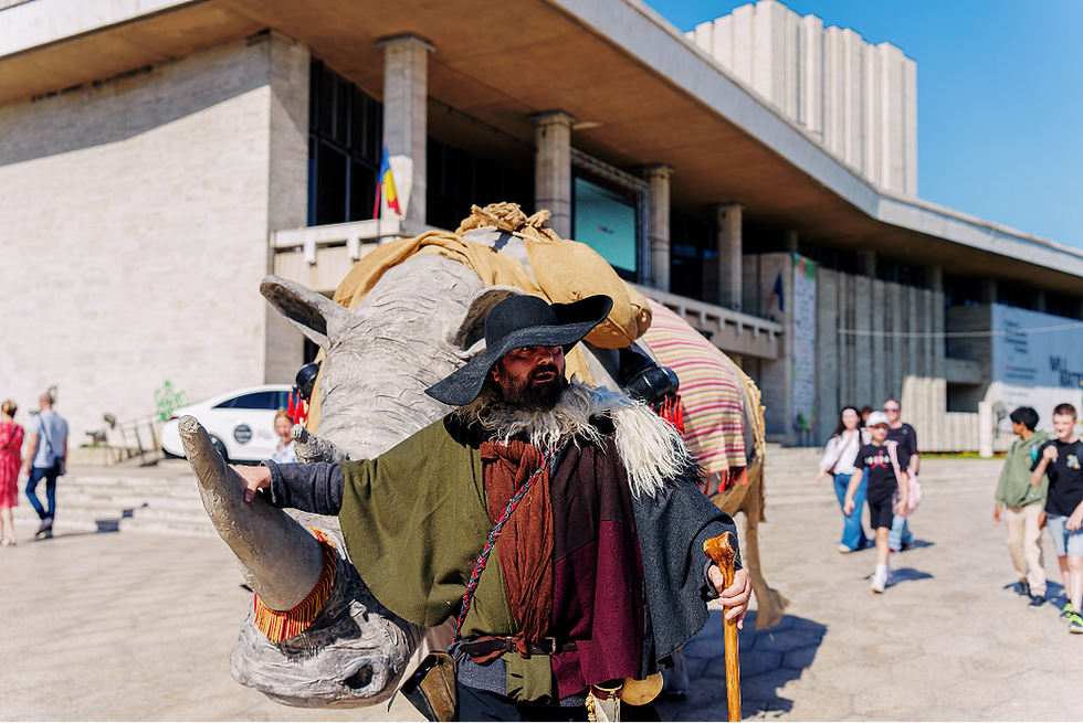 Ganda the Rino, dir. Gianluca Vincenzetti & Cinzia Ferri, Teatro delle Isole, Italy (Photo by Paul Scondac)